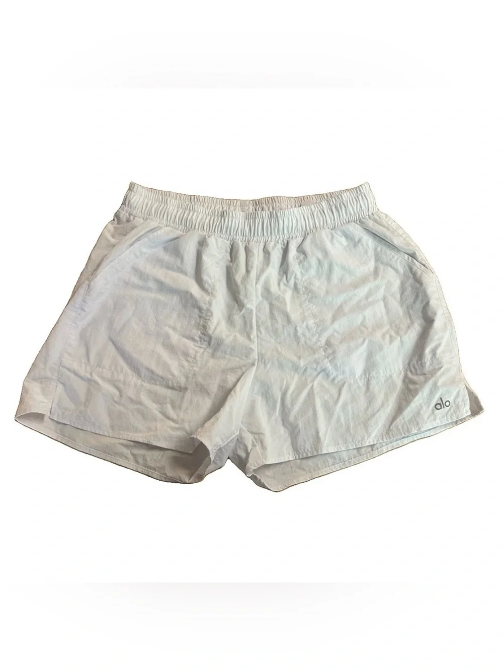 ALO Yoga Alumni White Shorts 3